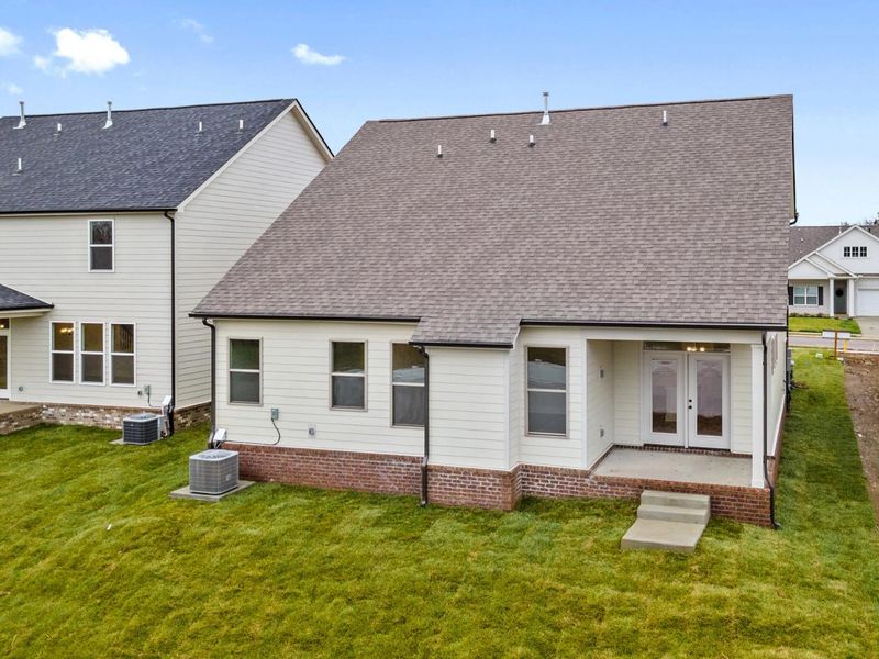 Exterior details and patio area of a home in Calista Farms, White House (Image 17).