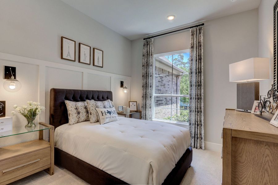 Representative furnished interior of a home built from the The Lindy by Westin Homes in Flora, Hutto (Image 10).