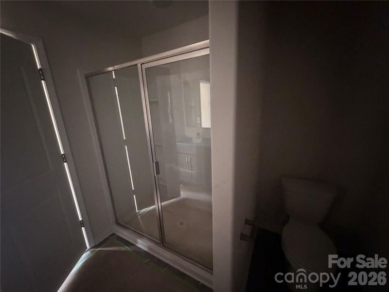 Primary bath with shower