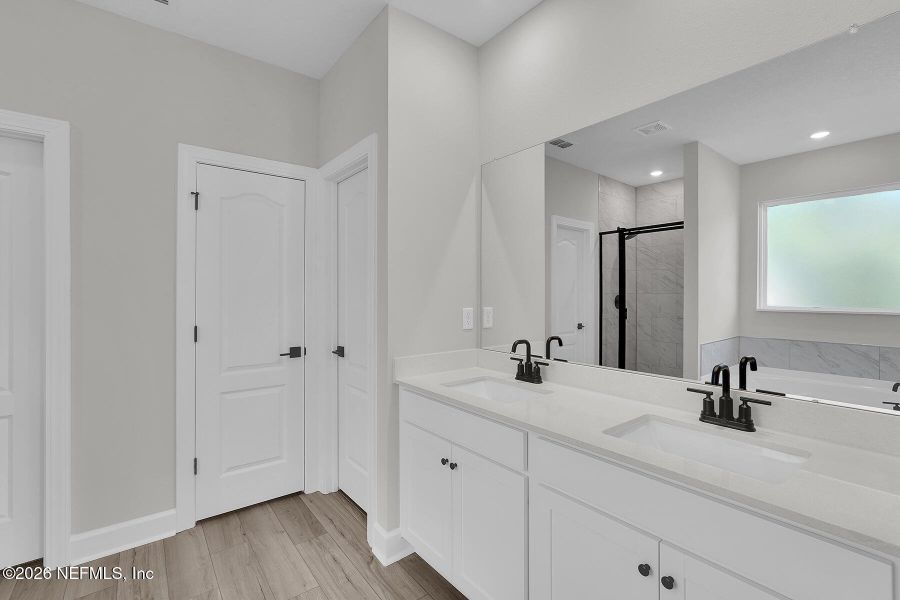 Furnished interior view inside a new home in Westport Landing, Jacksonville (Image 9).