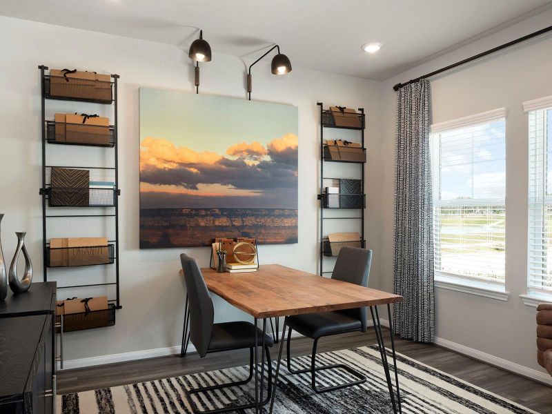 Photo is not of the actual home, but is an inspirational photo of builder’s model home and may depict options, furnishings, and/or decorator features that are not included