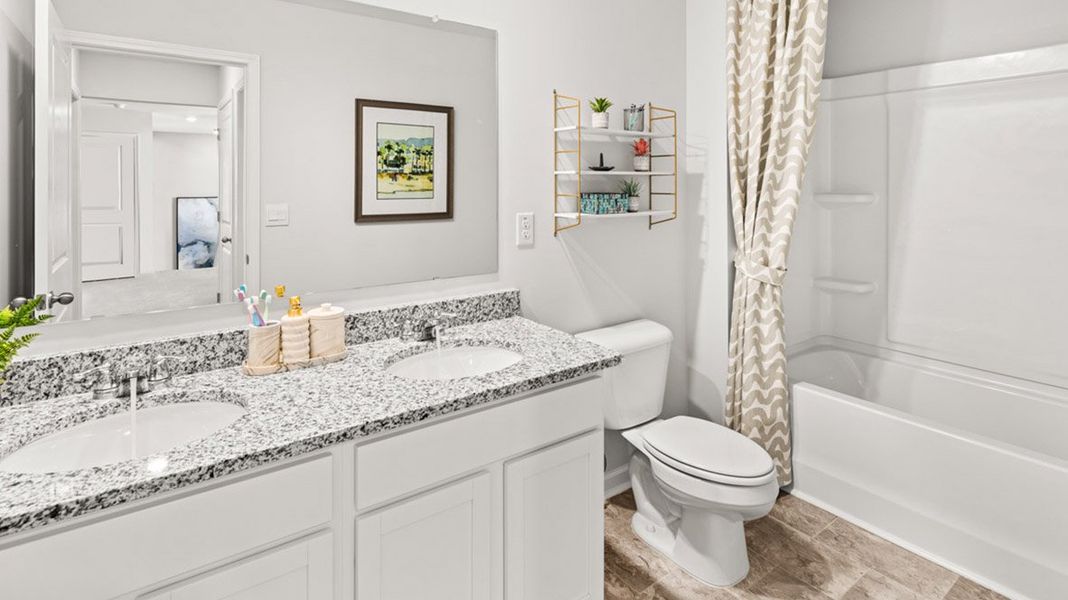 Representative furnished interior of a home built from the Belfort by D.R. Horton in The Abbey at Trolley Run Station, Aiken (Image 32). Representative furnished interior of a home built from the Belfort by D.R. Horton in The Abbey at Trolley Run Station, Aiken (Image 32).