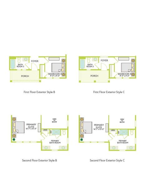 2D floor plan layout for the Republic by Tri Pointe Homes in Paley Park at Easton Park, Austin, TX (Image 6). 2D floor plan layout for the Republic by Tri Pointe Homes in Paley Park at Easton Park, Austin, TX (Image 6).