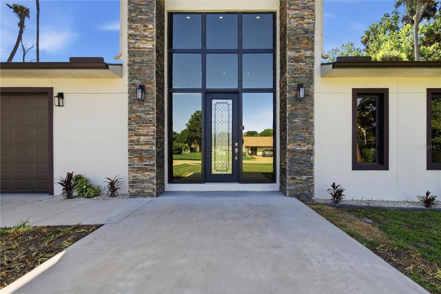 Exterior details and patio area of a home in , Palm Coast (Image 27). Exterior details and patio area of a home in , Palm Coast (Image 27).