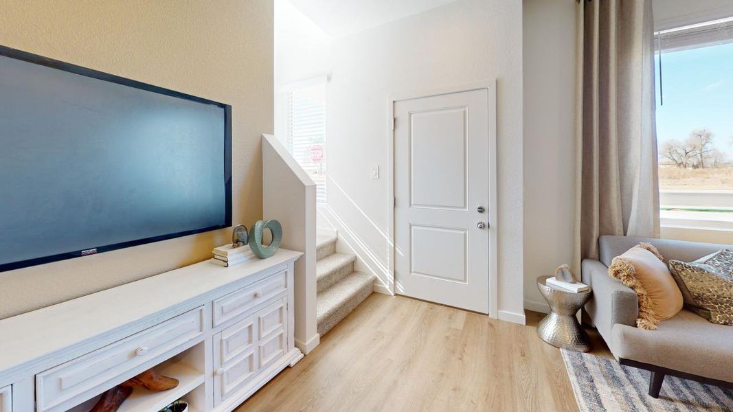 Representative furnished interior of a home built from the Westcliffe by Baessler Homes in Conestoga, Ault (Image 10).