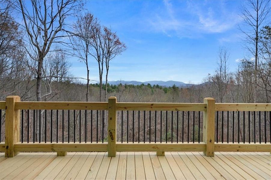 Exterior details and patio area of a home in , Ellijay (Image 24).
