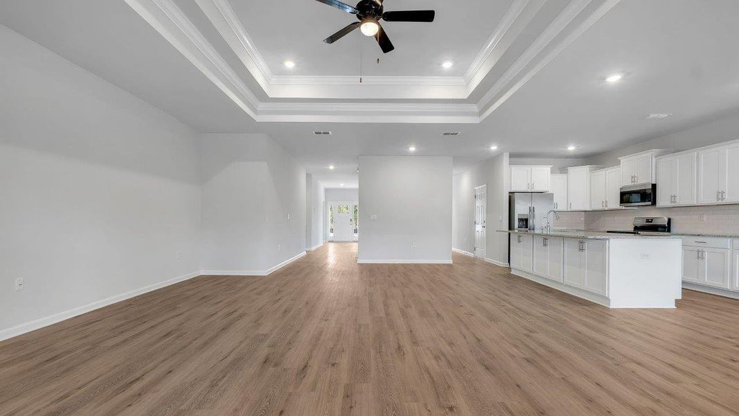 Spacious, unfurnished interior of a new home in Greystone, Crawfordville (Image 21).