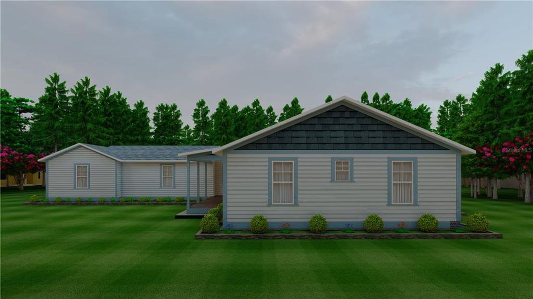 Front exterior of a new home in , Lake Helen, FL, highlighting curb appeal (Image 1). Front exterior of a new home in , Lake Helen, FL, highlighting curb appeal (Image 1).