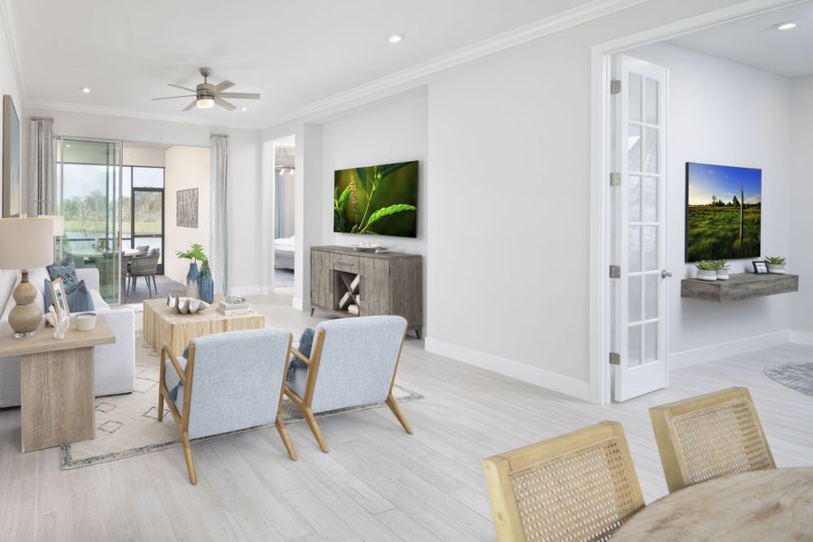 Representative furnished interior of a home built from the Seabranch by Mattamy Homes in Wellen Park, Venice (Image 9).