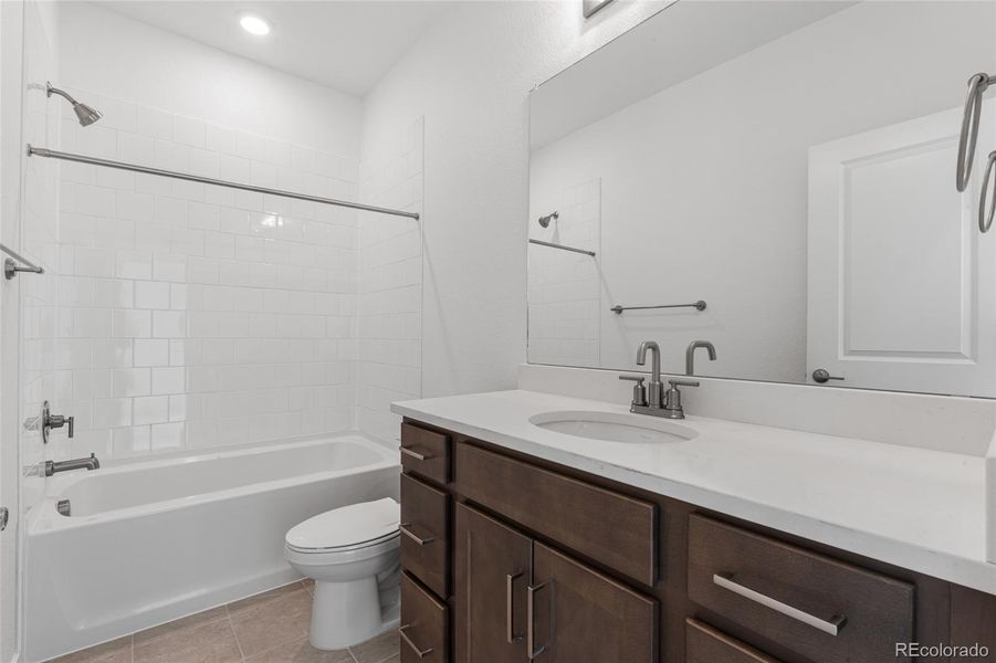 Furnished interior view inside a new home in Sterling Ranch Apex Collection, Littleton (Image 11).