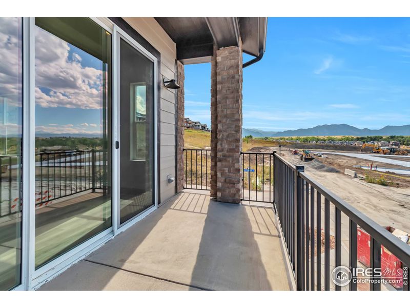 Covered Second Floor Balcony