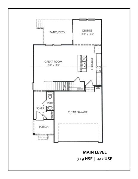 Floor Plan Main Level