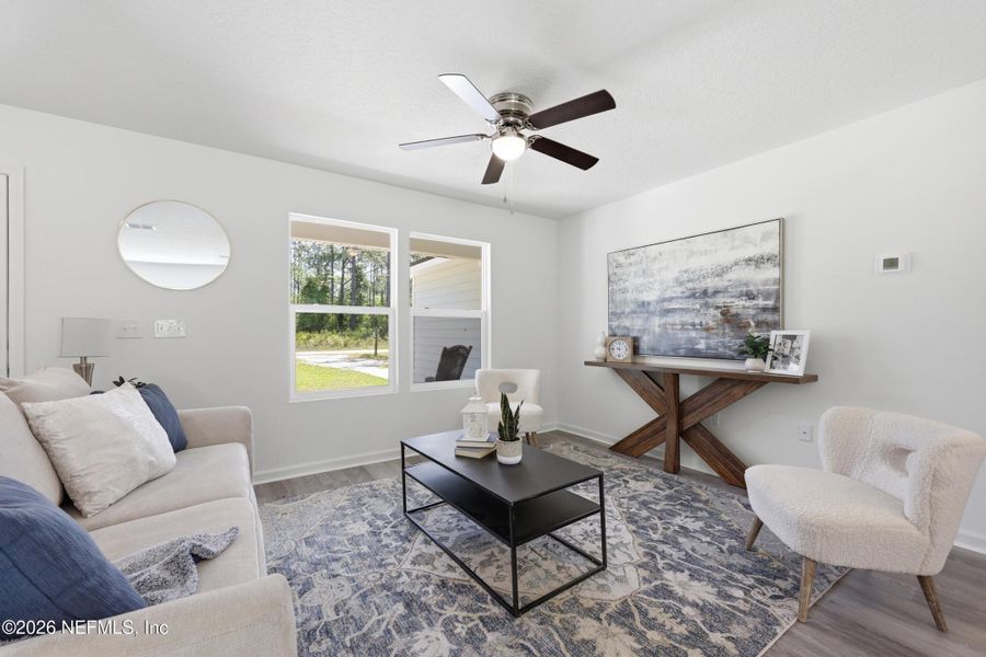 Furnished interior view inside a new home in , Hastings (Image 32).