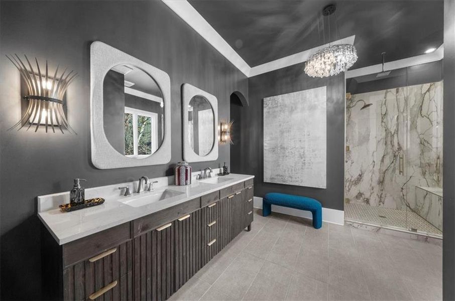 Furnished interior view inside a new home in , Roswell (Image 38). Furnished interior view inside a new home in , Roswell (Image 38).