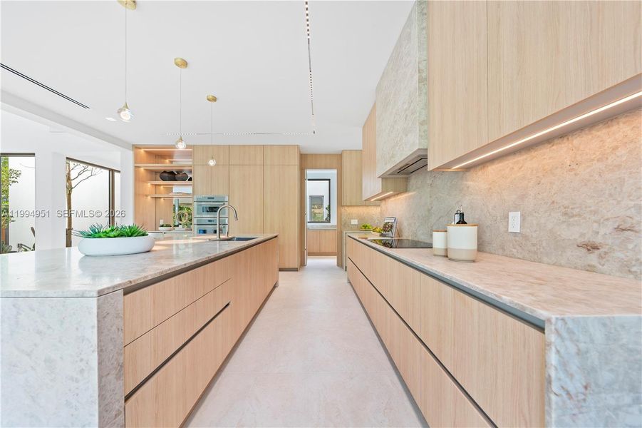 Furnished interior view inside a new home in , Miami (Image 11).