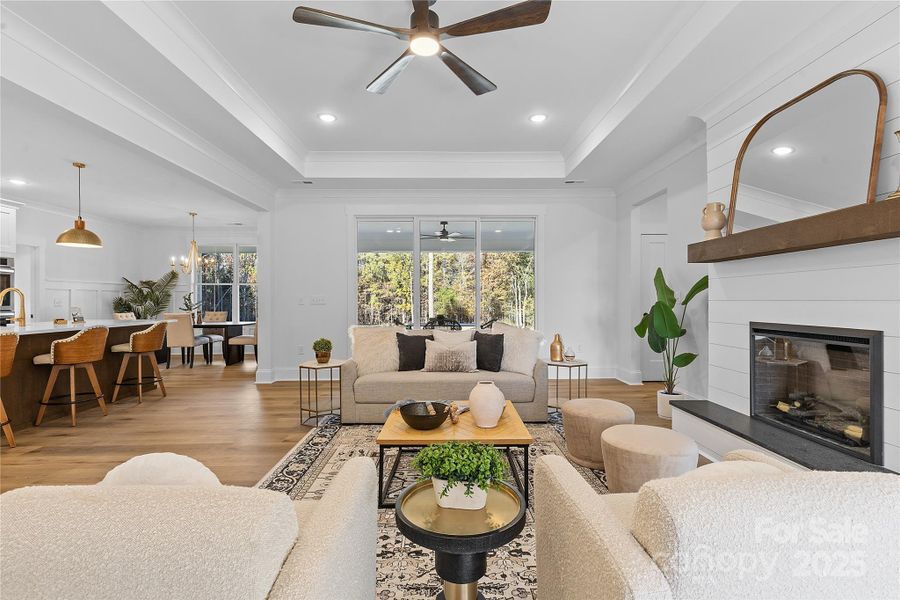 Furnished interior view inside a new home in , Midland (Image 36).