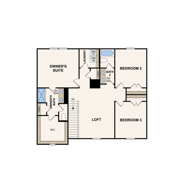 2D floor plan layout of this home in Barton Hills, Spring Hill, TN (Image 3). 2D floor plan layout of this home in Barton Hills, Spring Hill, TN (Image 3).