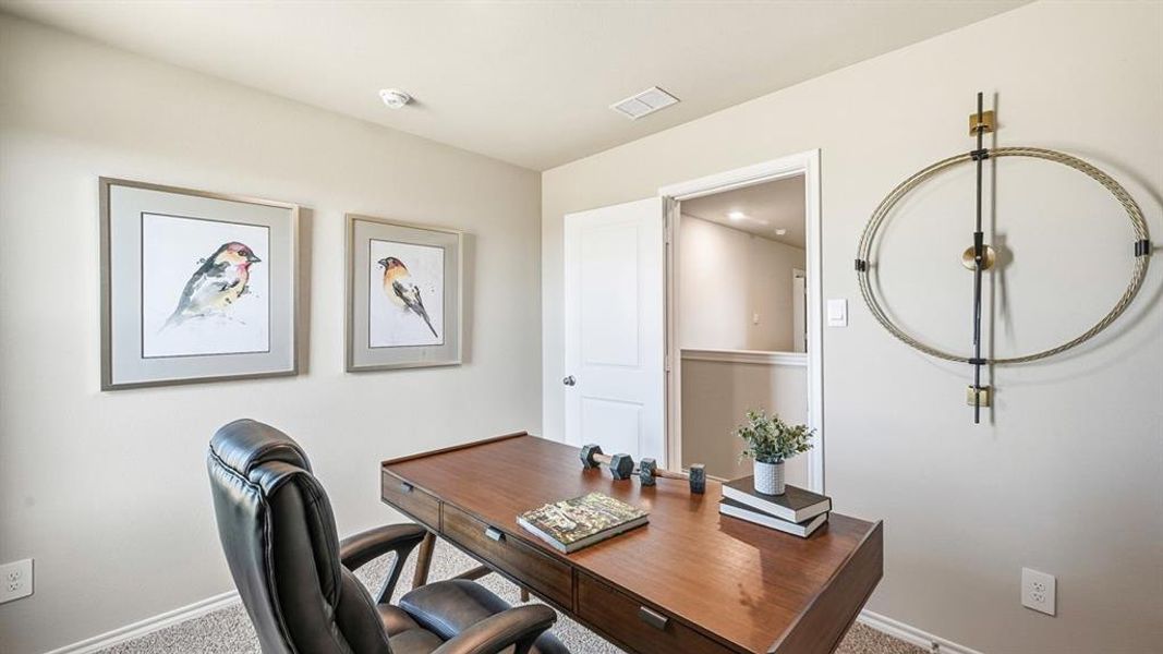 Furnished interior view inside a new home in Hickory Grove, Krum (Image 32).