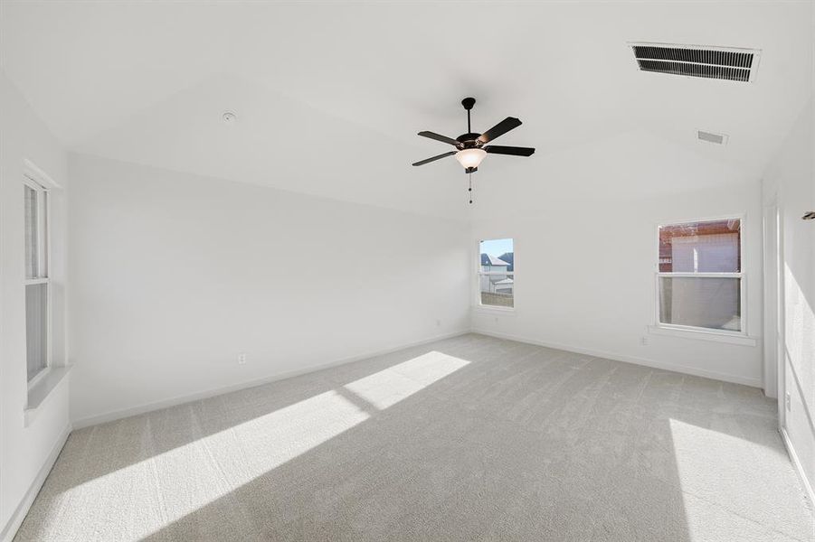 Spacious, unfurnished interior of a new home in Light Farms Brenham - 40' Lots, Celina (Image 23). Spacious, unfurnished interior of a new home in Light Farms Brenham - 40' Lots, Celina (Image 23).