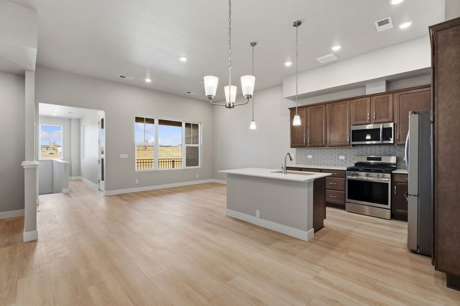 Furnished interior view inside a new home in Wilder at Timnath Ranch, Timnath (Image 7). Furnished interior view inside a new home in Wilder at Timnath Ranch, Timnath (Image 7).