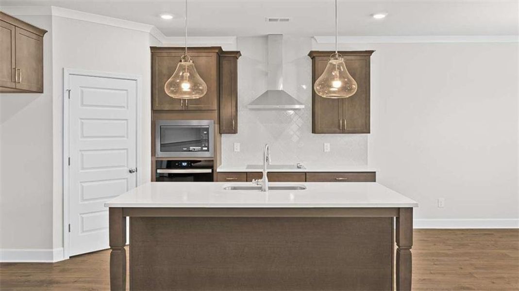 Furnished interior view inside a new home in Kingston Ranch at Lake Oconee, Buckhead (Image 8).