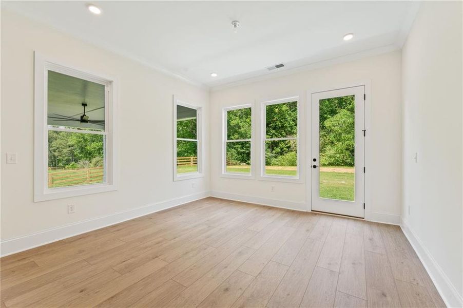Spacious, unfurnished interior of a new home in Oak Valley Estates, Marietta (Image 13). Spacious, unfurnished interior of a new home in Oak Valley Estates, Marietta (Image 13).