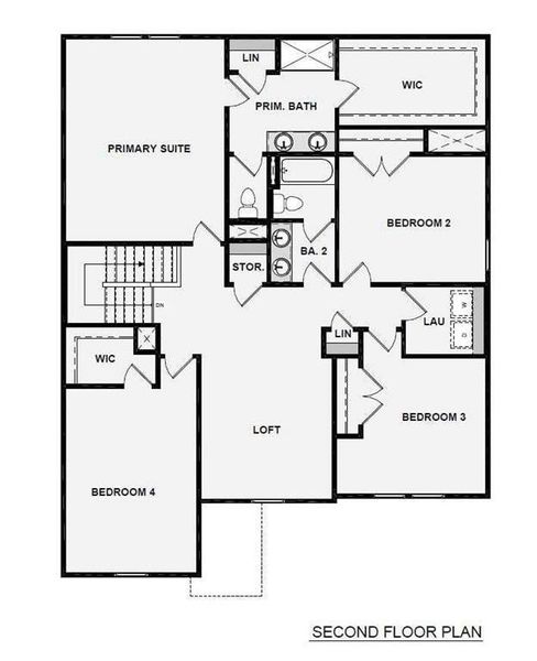2D floor plan layout of this home in Parkview Estates, South Fulton, GA (Image 3).