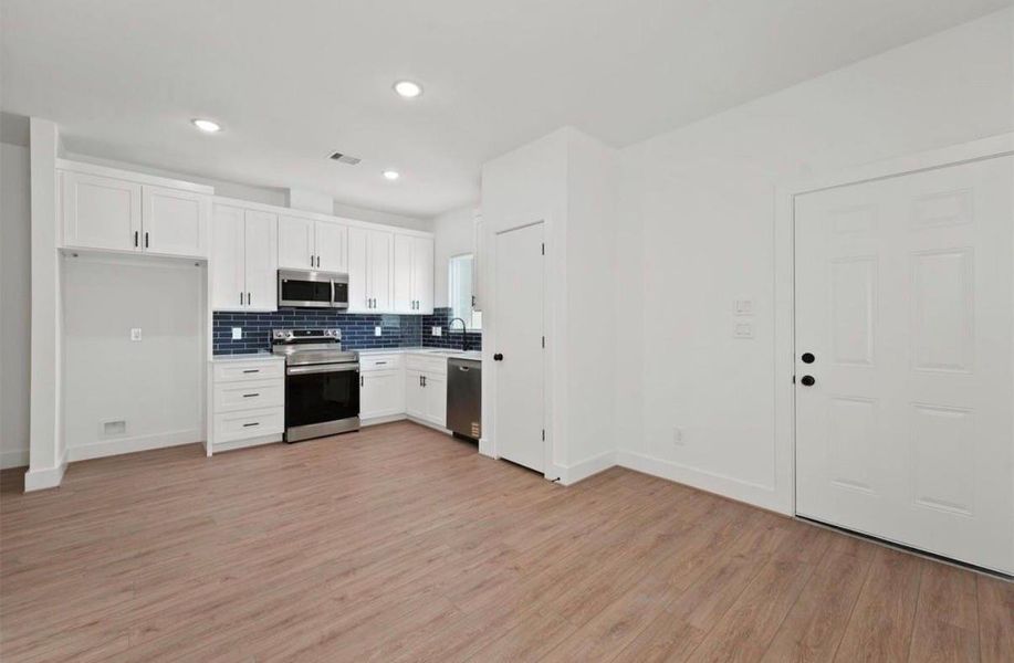 Spacious, unfurnished interior of a new home in , Houston (Image 12). Spacious, unfurnished interior of a new home in , Houston (Image 12).