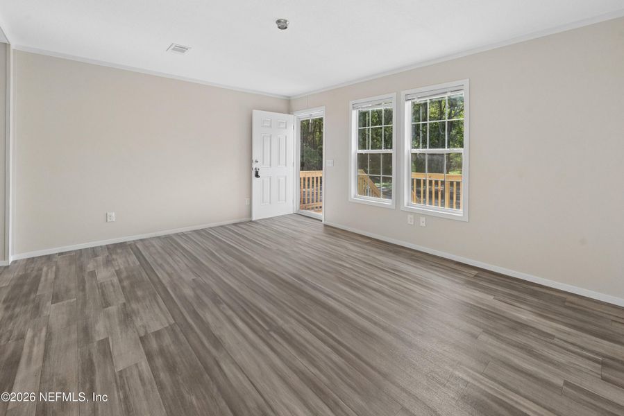 Spacious, unfurnished interior of a new home in , Starke (Image 22).