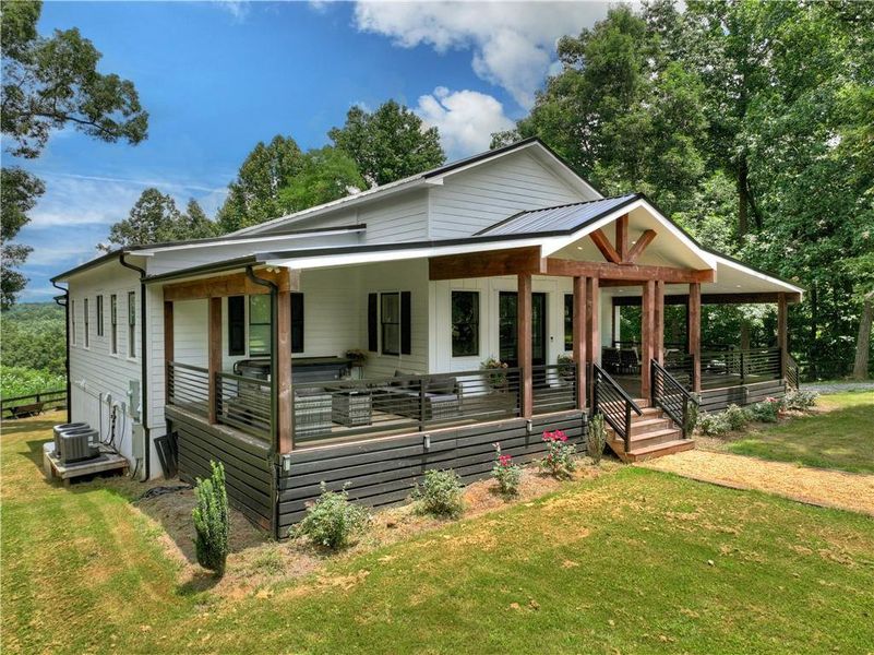 Exterior details and patio area of a home in , Ellijay (Image 53). Exterior details and patio area of a home in , Ellijay (Image 53).