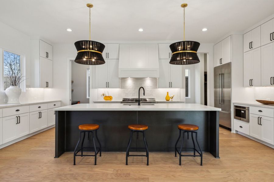 Furnished interior view inside a new home in , Dallas (Image 11).