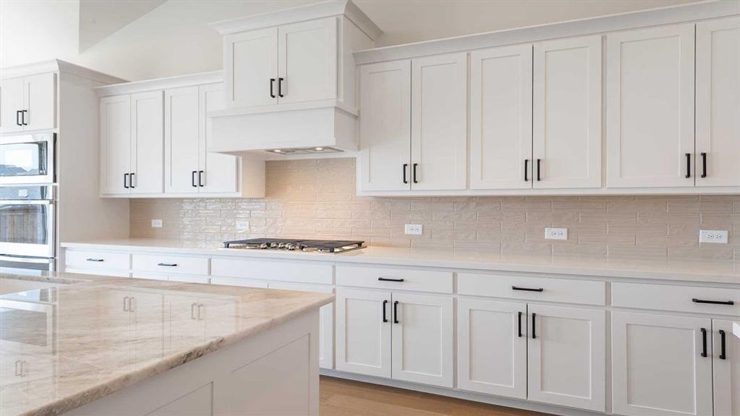 Furnished interior view inside a new home in Terraces 72', Rockwall (Image 9). Furnished interior view inside a new home in Terraces 72', Rockwall (Image 9).