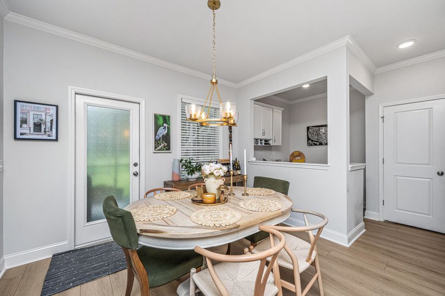 Furnished interior view inside a new home in Sea Island Preserve, Johns Island (Image 38).