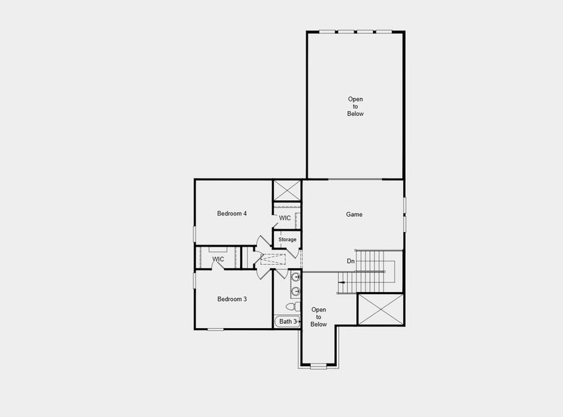 2D floor plan layout for the Piedmont by Taylor Morrison in Turners Crossing, Austin, TX (Image 4). 2D floor plan layout for the Piedmont by Taylor Morrison in Turners Crossing, Austin, TX (Image 4).