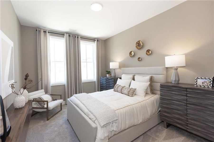 Furnished interior view inside a new home in Waterside Condos, Peachtree Corners (Image 25).