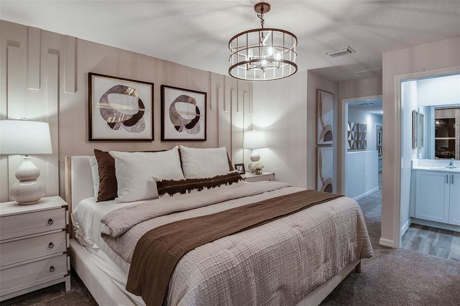 Furnished interior view inside a new home in , Haines City (Image 20).