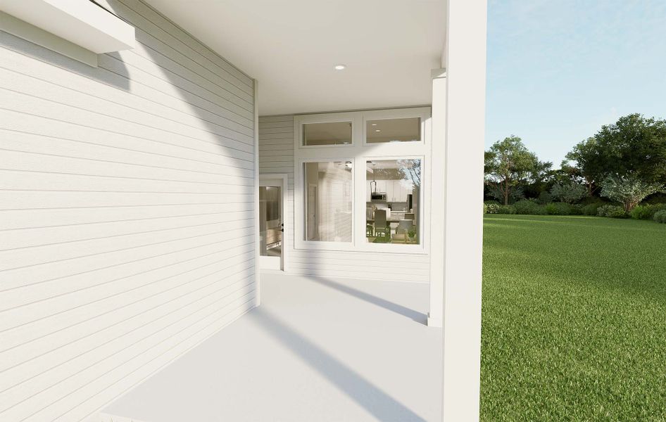 Representative exterior details of a home built from the The Melford by David Weekley Homes in Pomona 40' Homesites, Manvel (Image 3). Representative exterior details of a home built from the The Melford by David Weekley Homes in Pomona 40' Homesites, Manvel (Image 3).