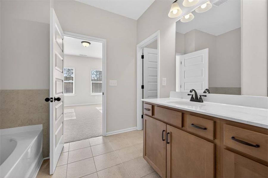 Furnished interior view inside a new home in Fuller Station, Loganville (Image 7).