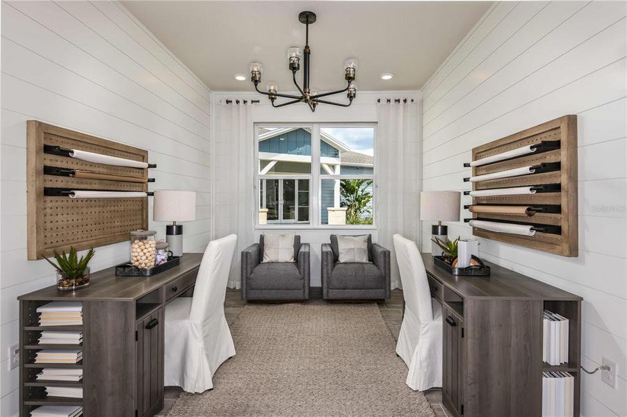 Furnished interior view inside a new home in Del Webb Sunbridge, St. Cloud (Image 23).