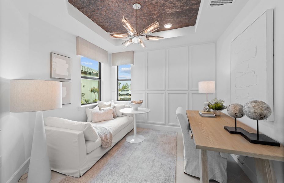 Representative furnished interior of a home built from the Seagrove by Del Webb in Del Webb Naples, Ave Maria (Image 10).
