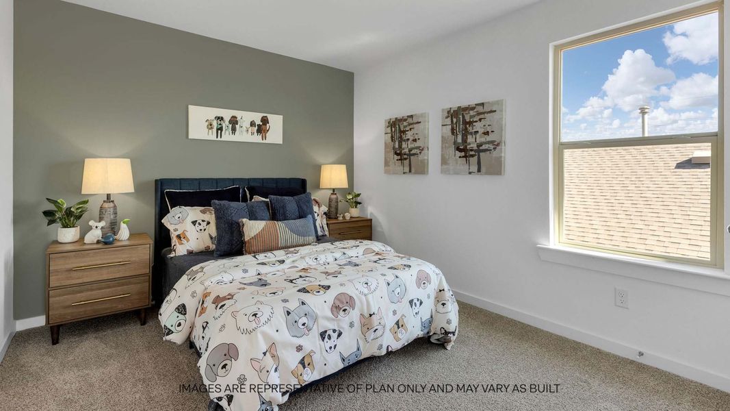Furnished interior view inside a new home in Overlook West, Wolfforth (Image 24).