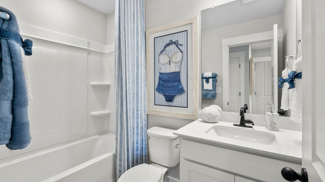 Representative furnished interior of a home built from the Brookgreen Single Family by DRB Homes in Park Circle Single Family Homes, North Charleston (Image 12).