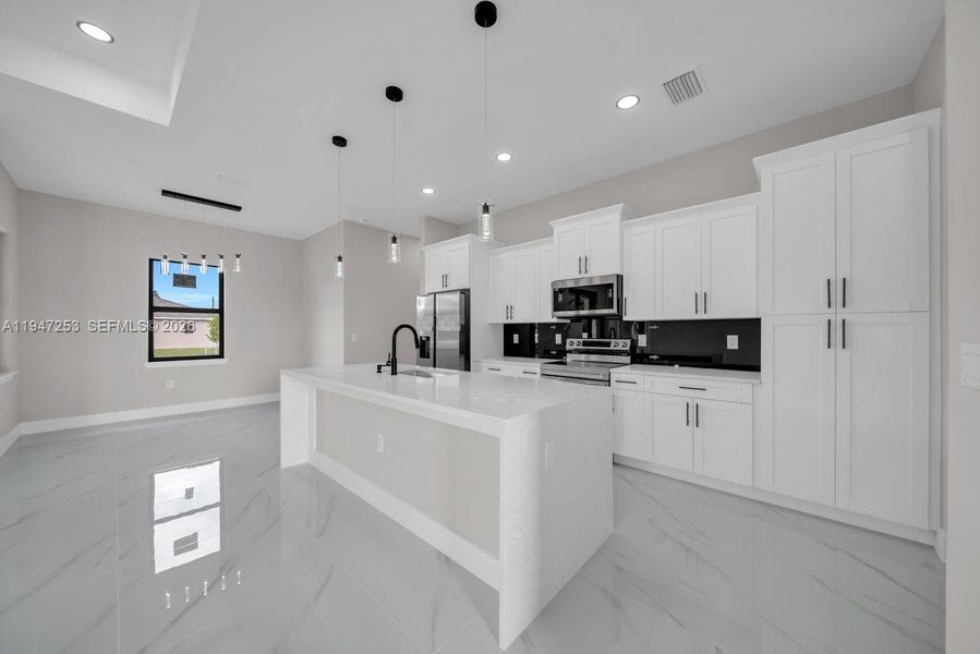 Furnished interior view inside a new home in , Lehigh Acres (Image 6).