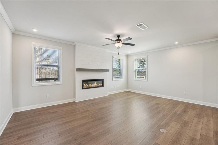 Spacious, unfurnished interior of a new home in Tiberon Woods, Cumming (Image 59). Spacious, unfurnished interior of a new home in Tiberon Woods, Cumming (Image 59).