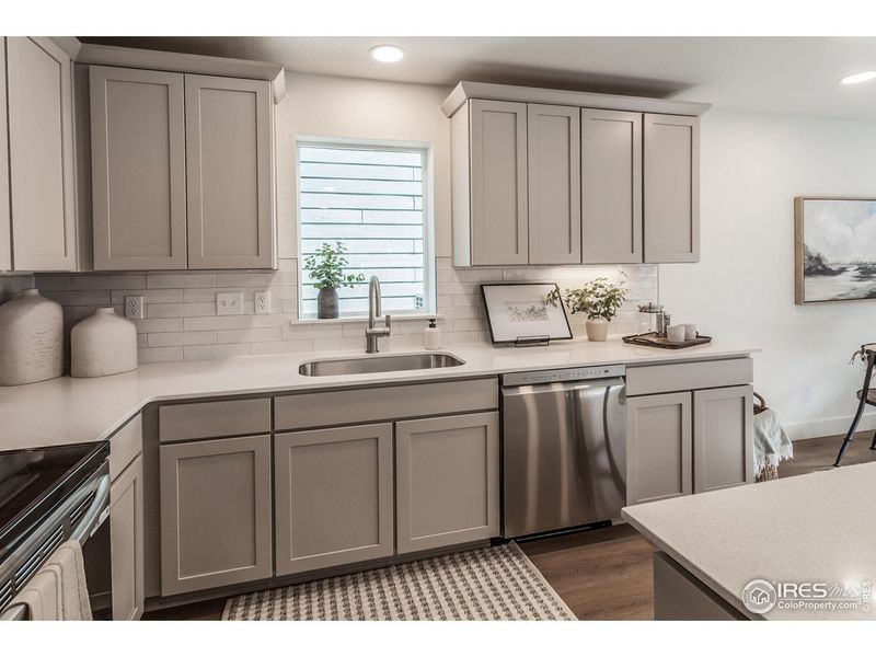 Furnished interior view inside a new home in , Fort Collins (Image 27).