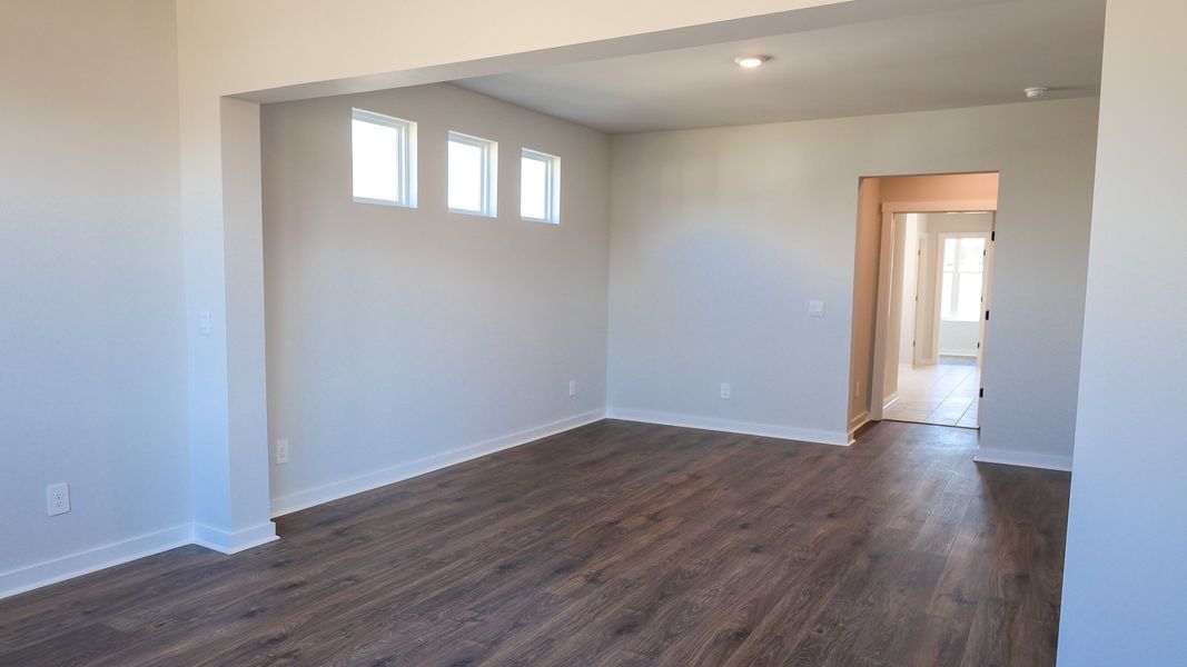 Representative unfurnished interior of a home built from the TISDALE by D.R. Horton in Harvest Point, Spring Hill (Image 34).