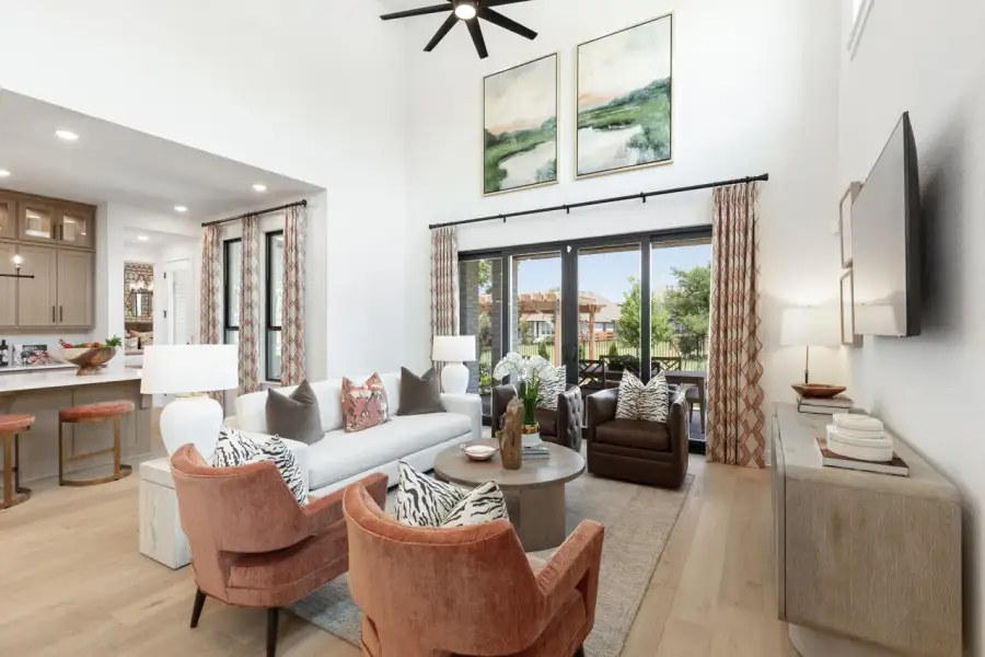 Representative Family Room - some options shown