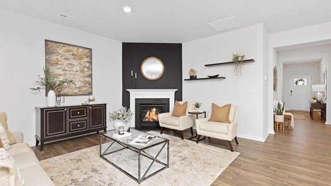 Furnished interior view inside a new home in Clark Creek Landing, Lincolnton (Image 10).