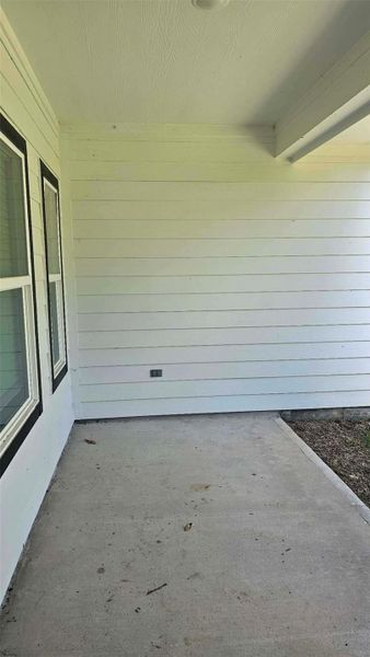 Exterior details and patio area of a home in , Kenefick (Image 25).