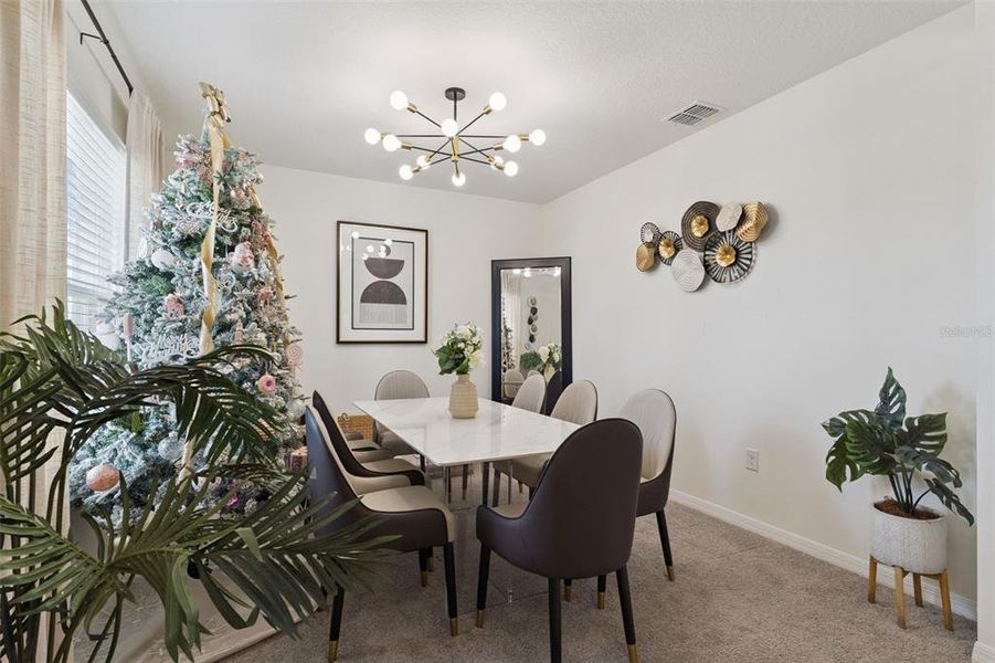 Furnished interior view inside a new home in Kindred, Kissimmee (Image 17).